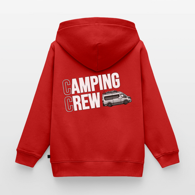 Vanlife Camping Crew - Kinder Camping Hoodie - Rot