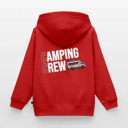 Vanlife Camping Crew - Kinder Camping Hoodie - Rot