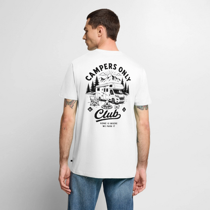 Campers Only Club - Herren Camping T-Shirt - Wohnmobil - Weiß