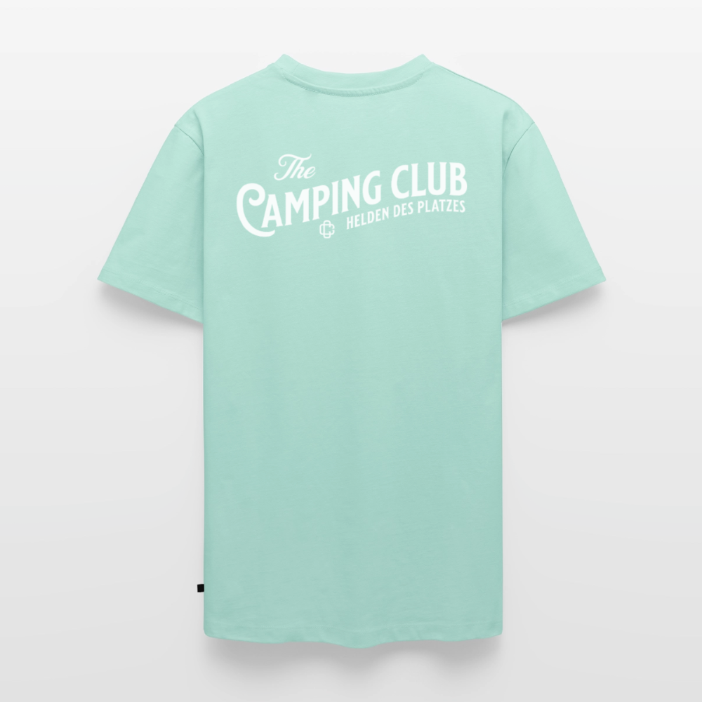 Vintage Camping Club - Herren Camping T-Shirt - Rückendruck - Mint 