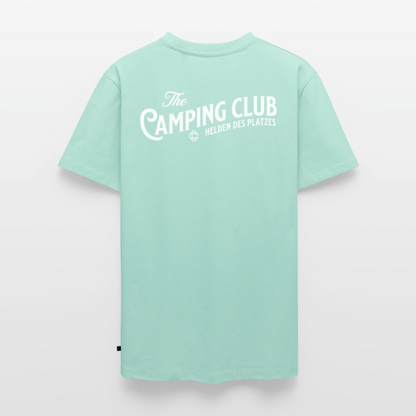 Vintage Camping Club - Herren Camping T-Shirt - Rückendruck - Mint 