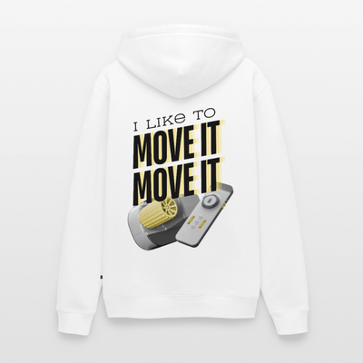 I like to move it - Herren Camping Hoodie - Weiß