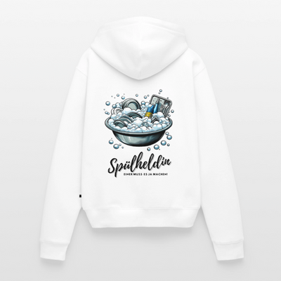 SPOD - Spülheldin - Damen Camping Hoodie - Weiß