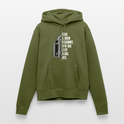 SPOD - Camping ist Zeitlos - Damen Camping Hoodie - Vanlife - Khaki