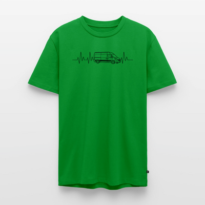 Herzschlag EKG Vanlife - Herren Camping T-Shirt - Grün