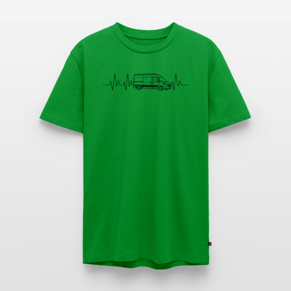 Herzschlag EKG Vanlife - Herren Camping T-Shirt - Grün