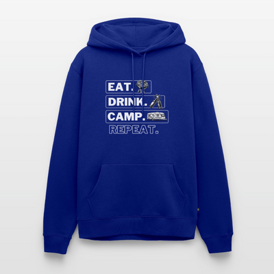 Eat Drink Camp - Herren Camping Hoodie - Wohnwagen - Royalblau