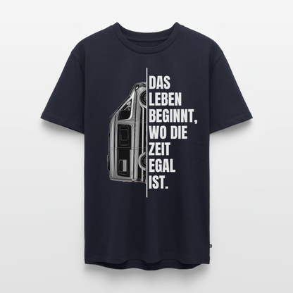 Camping ist Zeitlos - Herren Camping T-Shirt - Vanlife - Navy