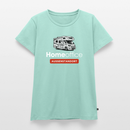 Wohnmobil Homeoffice - Damen Camping T-Shirt - Mint 