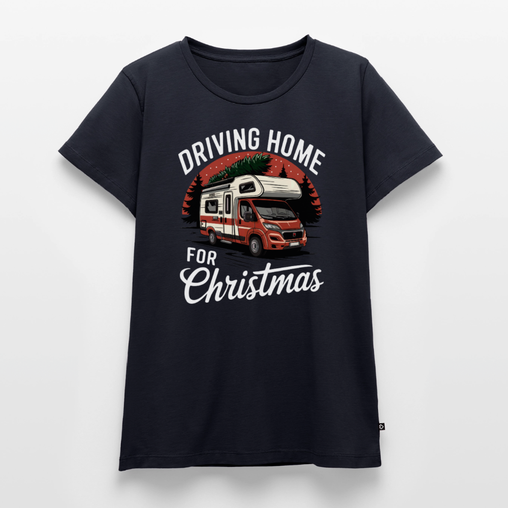 Driving Home - Damen Camping T-Shirt - Navy