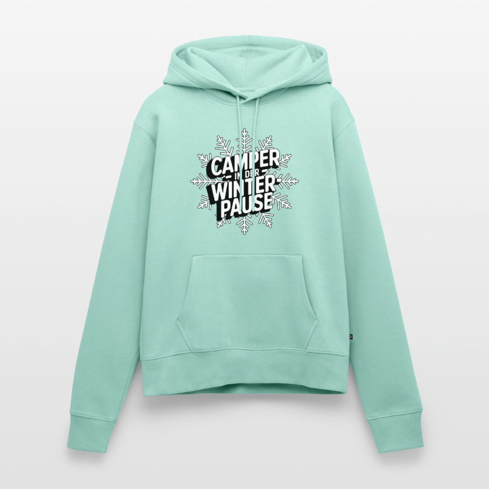 Camper in Winterpause - Damen Camping Hoodie - Mint 