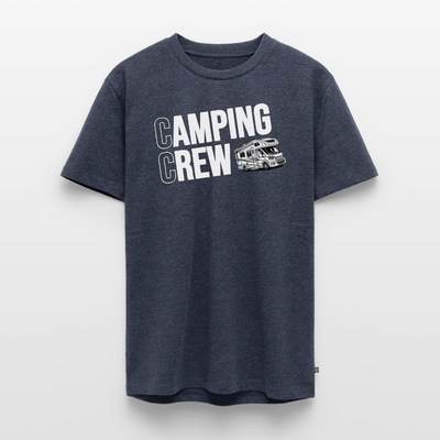 Wohnmobil Camping Crew - Herren Camping T-Shirt - Jeansblau 