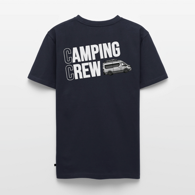 Vanlife Camping Crew - Herren Camping T-Shirt - Rückendruck - Navy