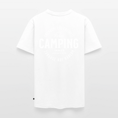 Grenzenlose Freiheit - Herren Camping T-Shirt - Weiß