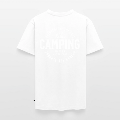 Grenzenlose Freiheit - Herren Camping T-Shirt - Weiß