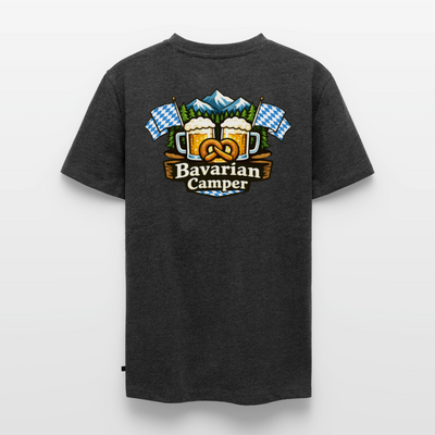 Bavarian Camper - Herren Camping T-Shirt - Anthrazit meliert