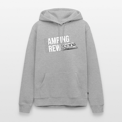 Wohnwagen Camping Crew - Herren Camping Hoodie - Grau meliert