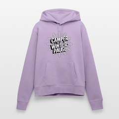 Camper in Winterpause - Damen Camping Hoodie - Lavendel