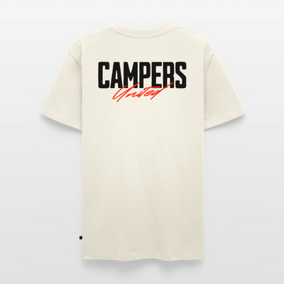 Campers United - Herren Camping T-Shirt - Naturweiß