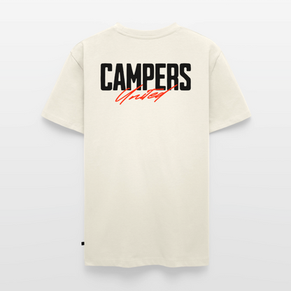 Campers United - Herren Camping T-Shirt - Naturweiß