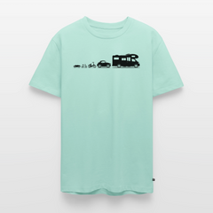 Evolution Wohnmobil - Herren Camping T-Shirt - Mint 