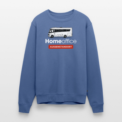 Vollintegriert Homeoffice - Herren Camping Sweatshirt - Taubenblau