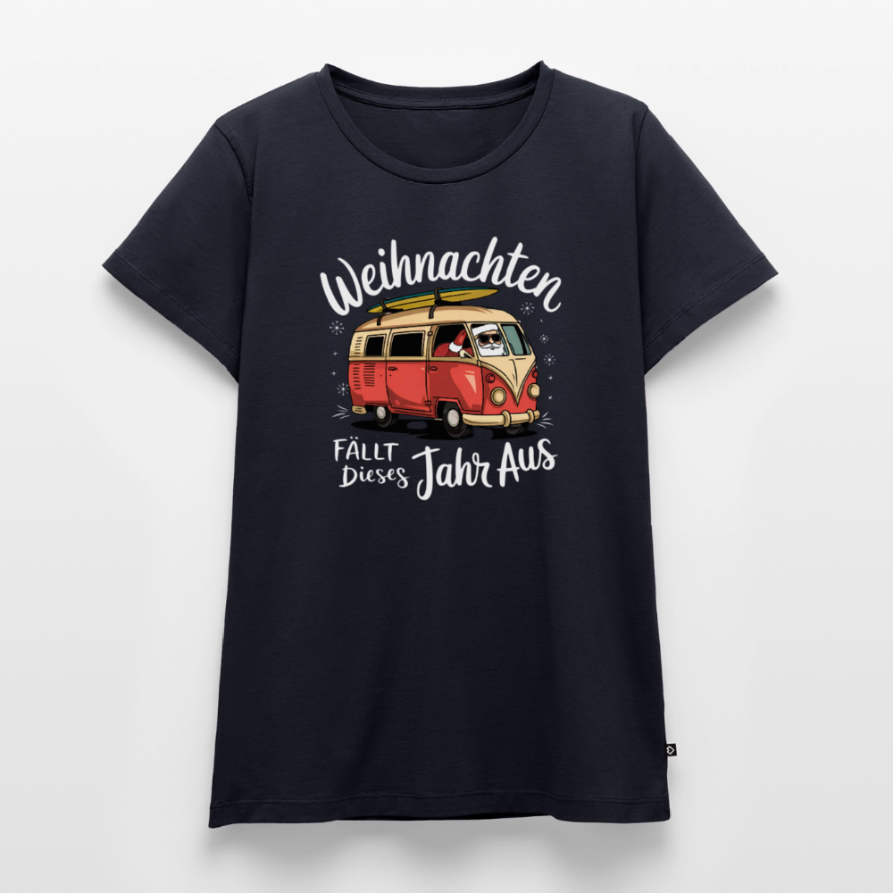 Kein Weihnachten - Damen Camping T-Shirt - Navy