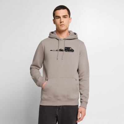 Evolution Vanlife - Herren Camping Hoodie - Taupe