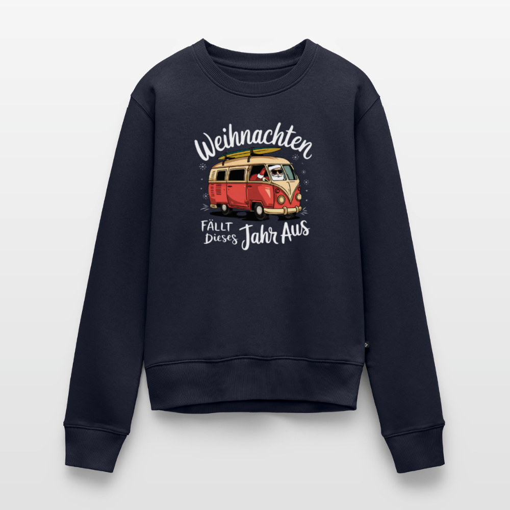 Kein Weihnachten - Damen Camping Sweatshirt - Navy