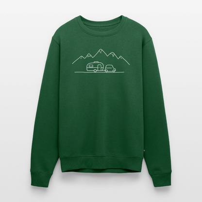 Keep it simple - Herren Camping Sweatshirt - Flaschengrün