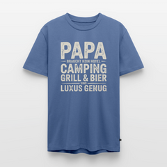 Väter sind Helden - Herren Camping T-Shirt - Taubenblau