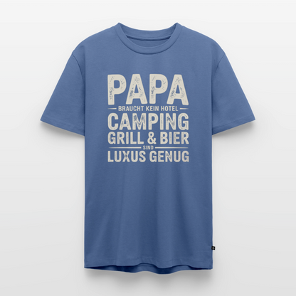 Väter sind Helden - Herren Camping T-Shirt - Taubenblau