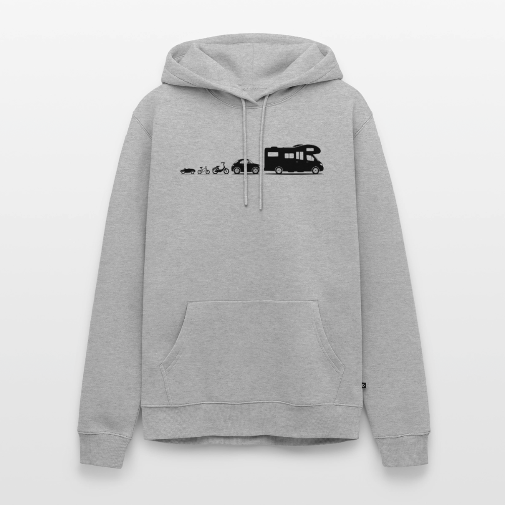 Evolution Wohnmobil - Herren Camping Hoodie - Grau meliert