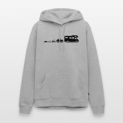 Evolution Wohnmobil - Herren Camping Hoodie - Grau meliert