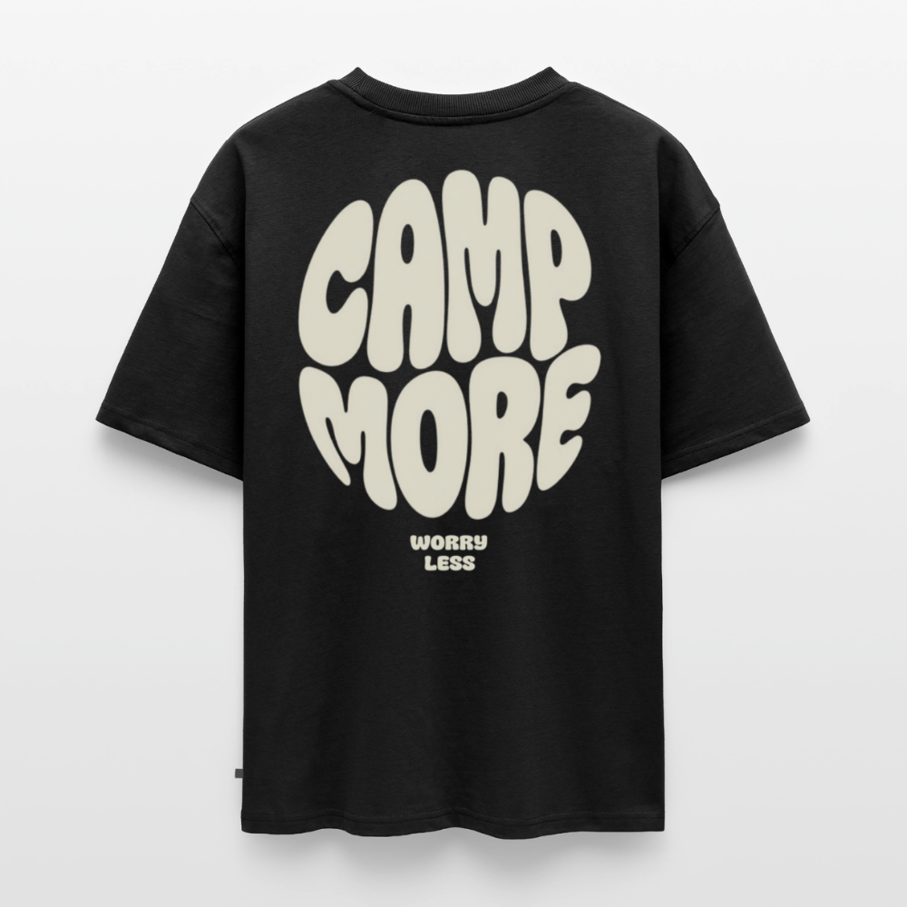 Camp More - Oversized Unisex T-Shirt - Schwarz
