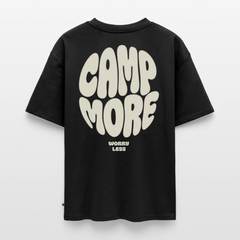 Camp More - Oversized Unisex T-Shirt - Schwarz