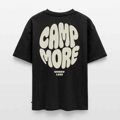 Camp More - Oversized Unisex T-Shirt - Schwarz