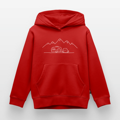 Keep it simple - Kinder Camping Hoodie - Rot