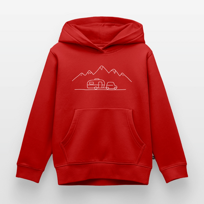 Keep it simple - Kinder Camping Hoodie - Rot