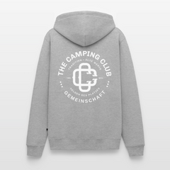 Camping Club - Herren Camping Hoodie - Grau meliert
