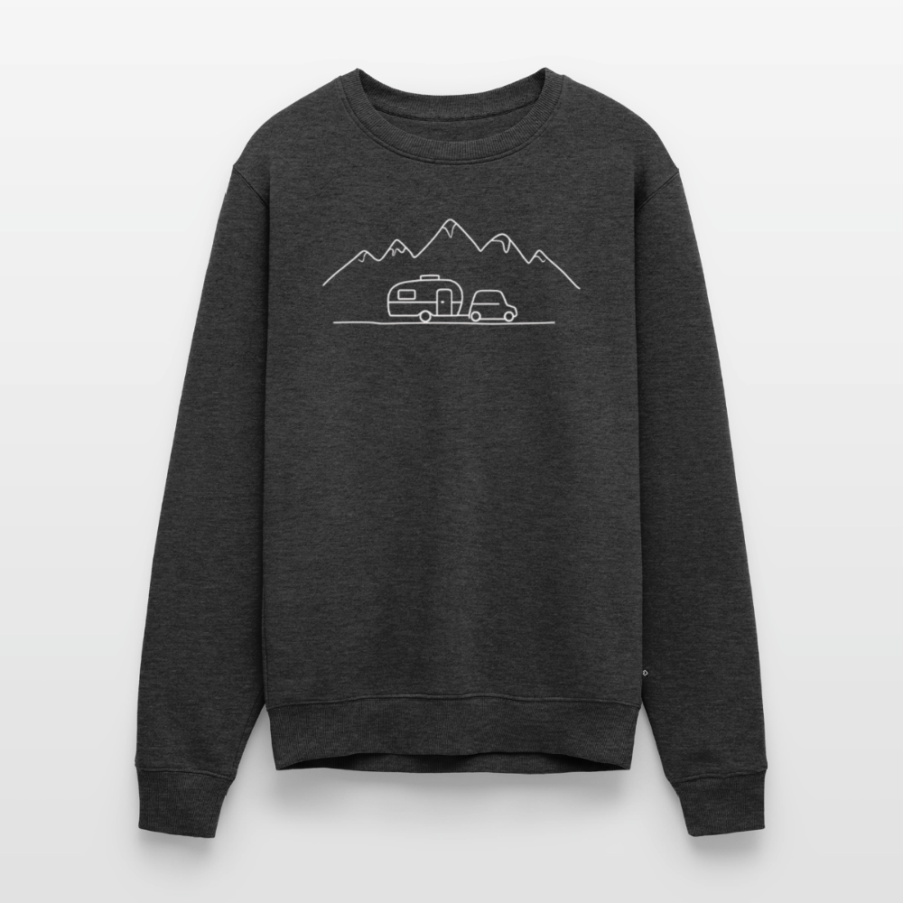Keep it simple - Herren Camping Sweatshirt - Anthrazit meliert