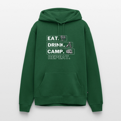 Eat Drink Camp - Herren Camping Hoodie - Wohnmobil - Flaschengrün