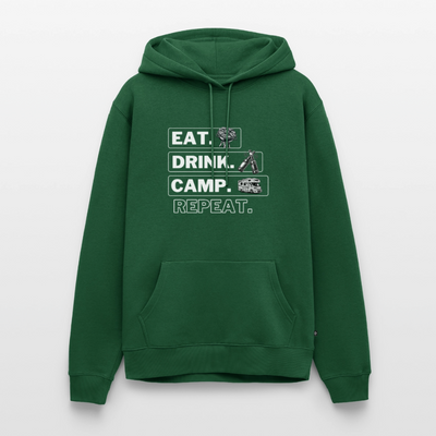 Eat Drink Camp - Herren Camping Hoodie - Wohnmobil - Flaschengrün