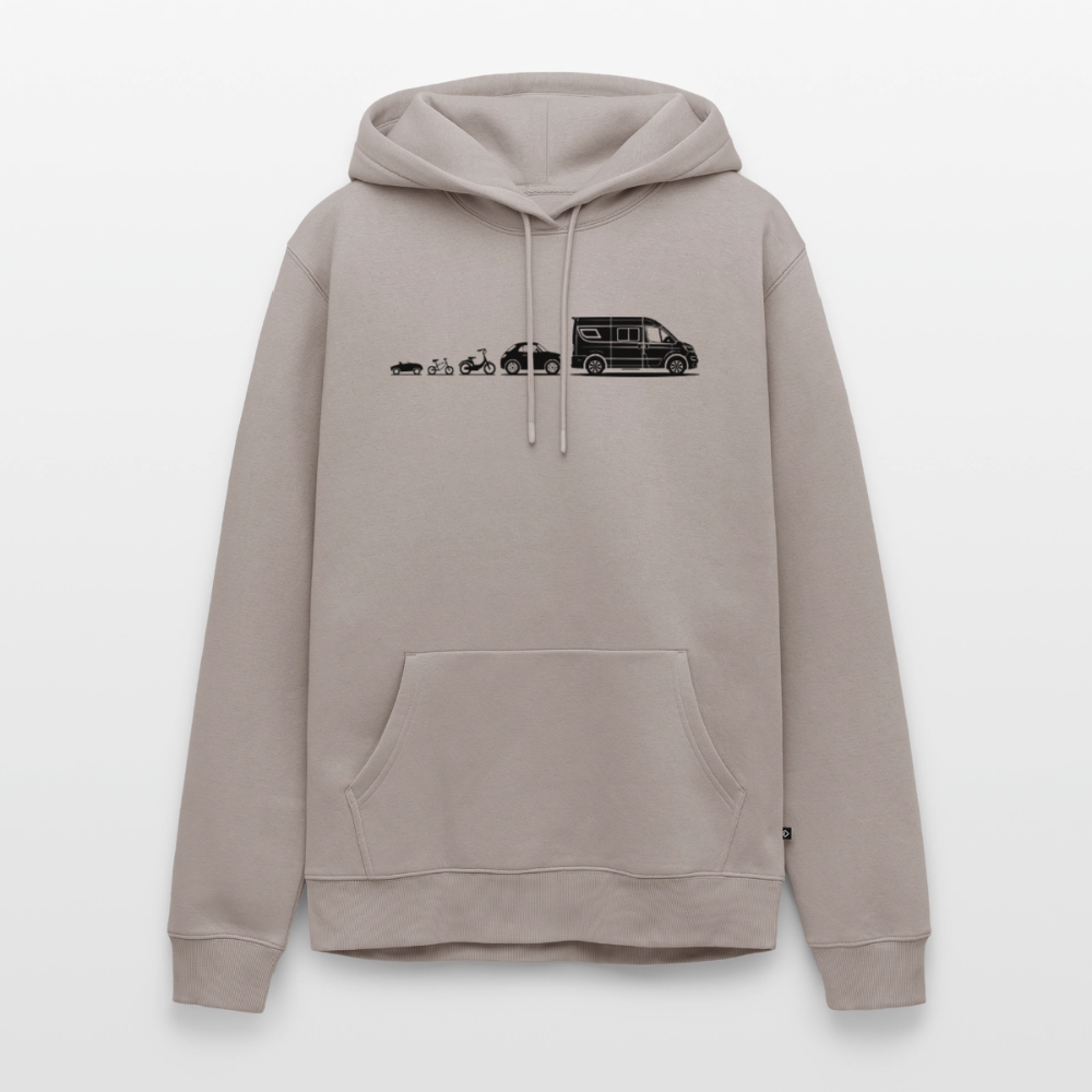Evolution Vanlife - Herren Camping Hoodie - Taupe