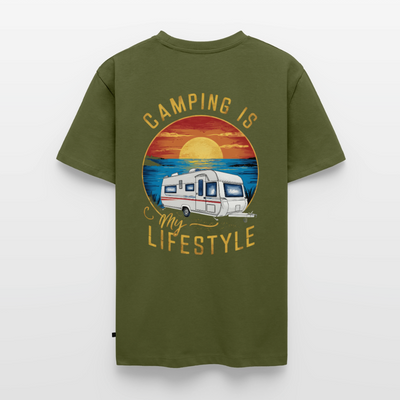 Camping my Lifestyle - Herren Camping T-Shirt - Khaki
