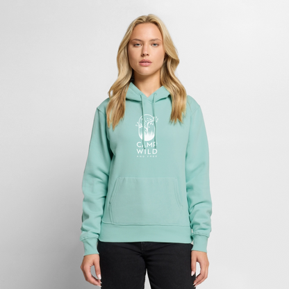 SS - Damen Hoodie - Wild and Free - Mint 