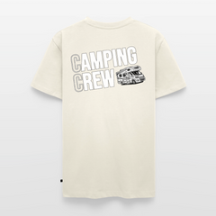 Wohnmobil Camping Crew - Herren Camping T-Shirt - Rückendruck - Naturweiß