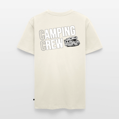 Wohnmobil Camping Crew - Herren Camping T-Shirt - Rückendruck - Naturweiß