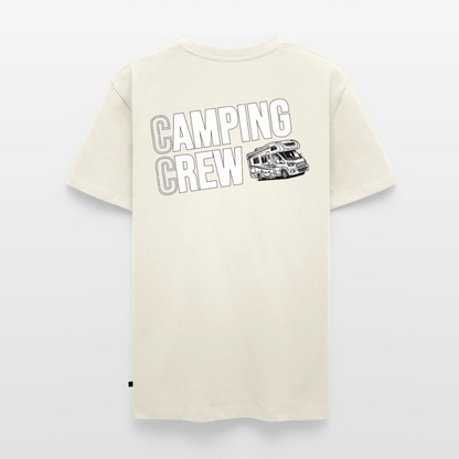 Wohnmobil Camping Crew - Herren Camping T-Shirt - Rückendruck - Naturweiß