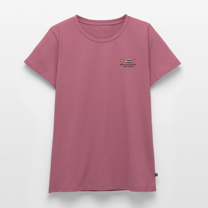 Definition von Glück - Damen Camping T-Shirt - Van - Mauve